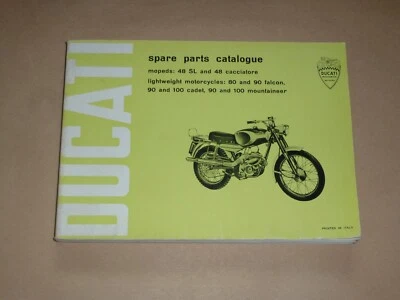Libro de piezas de 2 tiempos original OEM Ducati Mountaineer Cadet 48 80 90 100 Foto 1 de 4