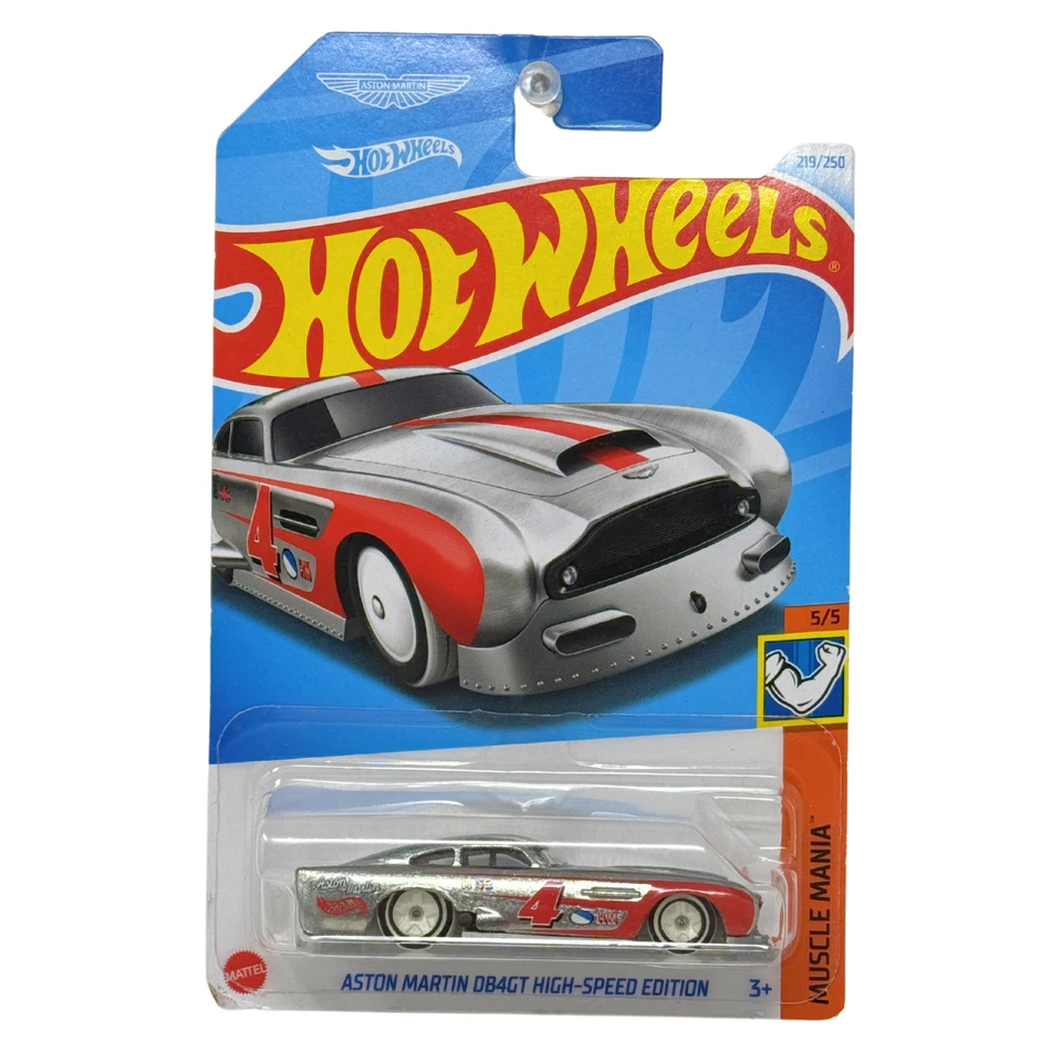 Hot Wheels ZAMAC Aston Martin DB4GT Edición Alta Velocidad Muscle Mania 1:64 Diecast Foto 1 de 3