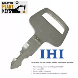 5080 IHI CHIEFTAIN Master Plant Excavator Digger Key + FAST FREE POST ! - Picture 1 of 1