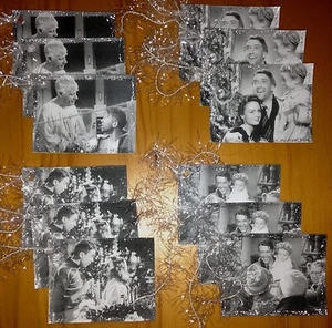 12 Hecho a mano It's A Wonderful Life Película Regalo de Navidad Etiquetas colgantes brillantes - Imagen 1 de 1