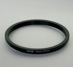 STEP DOWN ADAPTER 72MM-67MM STEPPING RING 72MM TO 67MM 72-67 FILTER ADAPTOR - Picture 1 of 1