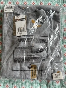 CARHARTT TSHIRT MENS 3XLT Gray Original Fit Pocket HEAVY OUTDOOR WORK NWT - Picture 1 of 9