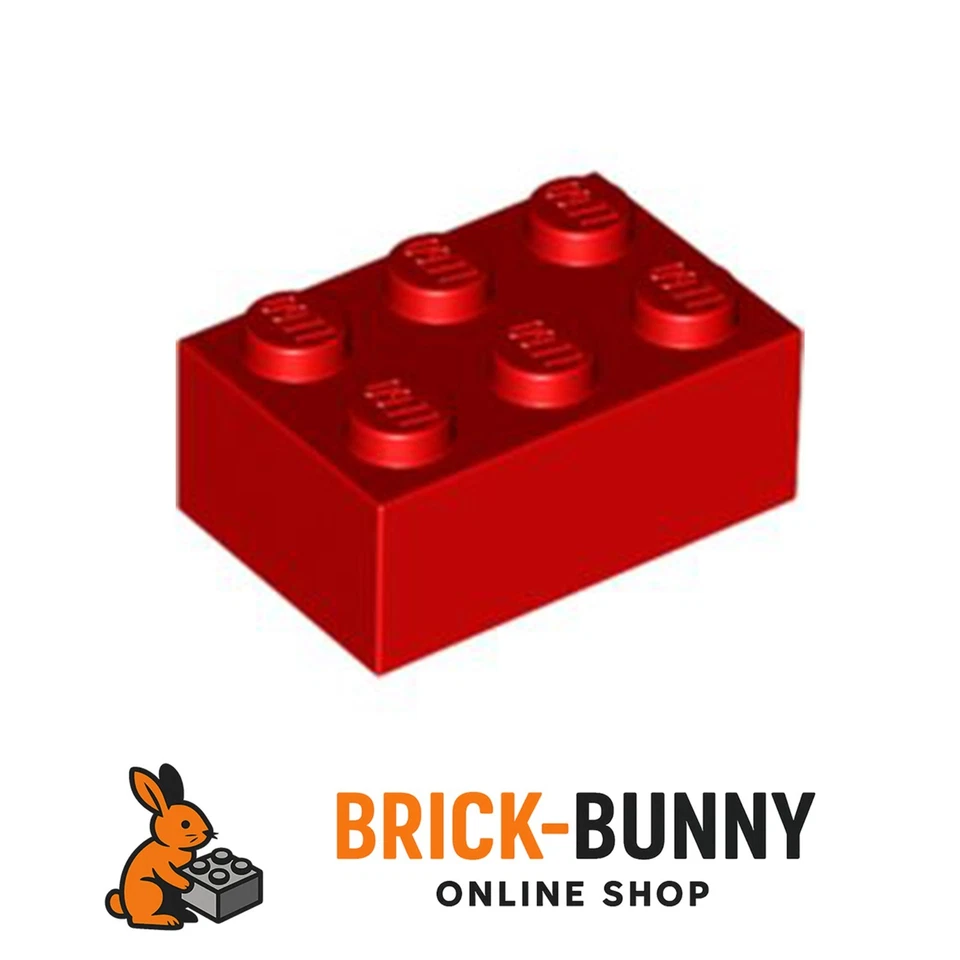 LEGO 3002 Stein 2x3 Baustein – rot / red - 10 Stück - Bild 1 von 1