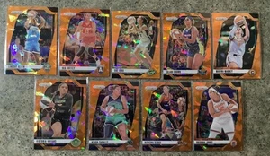 2024 WNBA Prizm Orange Cracked Ice 9 Card Lot w/ Sue Bird Sabally Coffey Brown - Picture 1 of 6