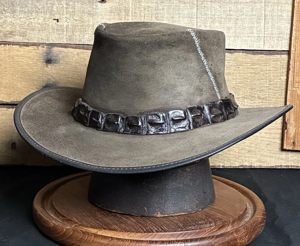 Chapéu Jacaru Bushman Outback (lg. cinza/verde) - Imagem 1 de 4