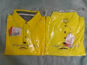 Due nuove - polo PIN HIGH GOLF uomo taglia XXL - gialle CoolDry Performance - Foto 1 di 7