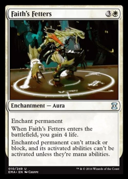 Faith's Fetters -Foil Near Mint MTG Eternal Masters - Image 1 of 1