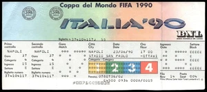 Ticket 1990 Cameroon vs. Colombia World Cup 1990 #37 21077 - Picture 1 of 2