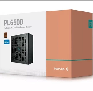 DeepCool PL650D, PC-Netzteil, schwarz Neu 🔥🔥✅🔥🔥 - Afbeelding 1 van 2