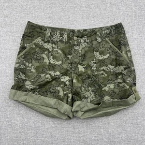 New CARHARTT El Paso Size 14 Waist 36” (Camo/Floral Graphic Women's Shorts - Picture 1 of 9