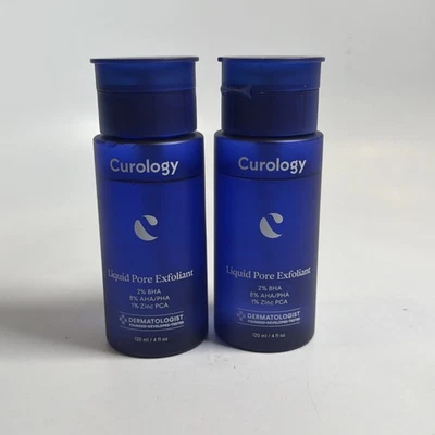 2 Pack Curology Liquid Pore Exfoliant with 2% BHA 8% AHA/PHA and 1% Zinc 4 oz - Image 1 of 4
