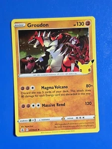 Holograma de celebraciones Groudon 017/025 - Imagen 1 de 2