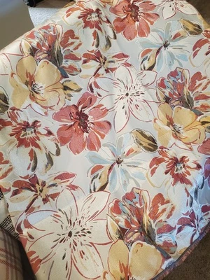 3 YARDS Richloom Foxglove Persia Fabri Elegant Floral Home Decor Jacquard Rose - Image 1 of 4