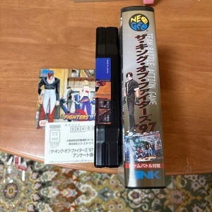 King of Fighters 97 Neo Geo ROM retro box manual postcard fighting game original - Picture 1 of 10