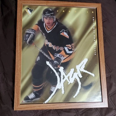 Pittsburgh Penguins Jaromir Jagr Hockey 1996 Framed Poster 16x20 - Image 1 of 4