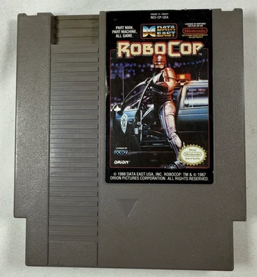 Sistema de entretenimiento RoboCop Nintendo NES auténtico solo cartucho Foto 1 de 4