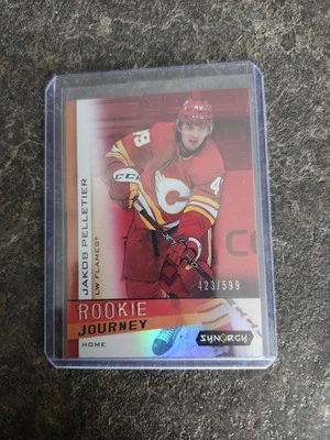 2023-24 Upper Deck Synergy Rookie Journey 423/599 Jakob Pelletier Card# RJ-9 - Image 1 of 2