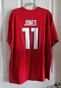 Atlanta Falcons Fútbol NFL Equipo Ropa Camiseta Roja 2XL Hombres #11 JONES NUEVO CON ETIQUETAS - Imagen 1 de 8