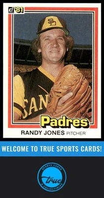 1981 Donruss #122 Randy Jones - Image 1 of 2