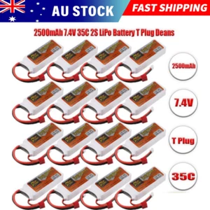 7.4V 2500mAh 2S LiPo Battery with JST-XH Plug Deans Connector for RC Car Drone - Picture 1 of 51