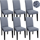 6 Stück Stuhlhussen,Stretch Stuhlbezug Für Esszimmerstühle, Abnehmbare Waschbar