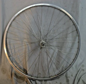 Weinmann 26" Front Bike Wheel Joytech Hub Silver 100/22mm 36S AV QR USA Shipper! - Picture 1 of 10