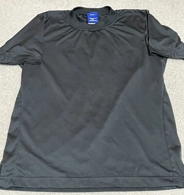 Camisa Mizuno Manga Corta Dri Fit Jóvenes Niños Niños Grande Negra Foto 1 de 3