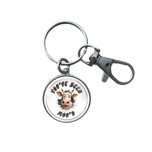 Llaveros Moo Moo Subaru, tiradores de cremallera, cartera colgante - Imagen 1 de 10