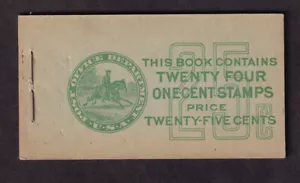 1927 Franklin 1c BK75 25c booklet (4 Sc 632a panes) BC5A complete mint - Picture 1 of 2