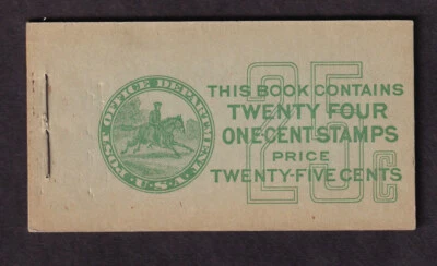 1927 Franklin 1c BK75 25c booklet (4 Sc 632a panes) BC5A complete mint - Image 1 of 2