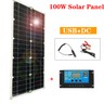 Solarpanel 100W 12V Monokristallin Solarmodul 100 Watt Mono für Wohnmobil Boot