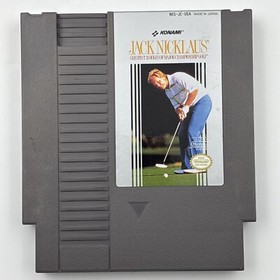 Jack Nicklaus' Greatest 18 Holes of Major Championship Golf NES Nintendo 1990