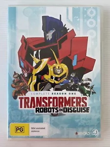 Transformers-Robots in Disguise : Season 1 (DVD, 2014) VGC Region 4 - Foto 1 di 5