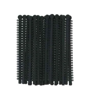 1000 Pcs Dental Orthodontic Ligature Elastic Ties Black Color Long Style - Picture 1 of 7