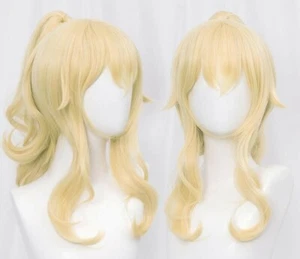 Jean Qin Genshin Impact Game Cosplay Hair Wig Long Blond v.2 - Picture 1 of 5