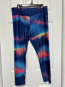 Xersion Quick-Dri Legging, Girl's Size XL (16), Pink Abstract NEW MSRP $26 - Picture 1 of 5