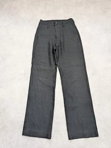 Pantalone Hobbs donna UK 10 nero 100% lino comodo Marilyn Anselm vintage anni 90 L31 - Foto 1 di 9