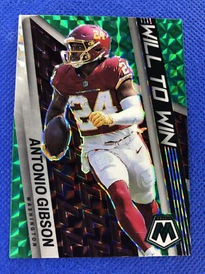 2022 #WW-19 Antonio Gibson Panini Mosaic Football WILL TO WIN Prizm - Image 1 of 2