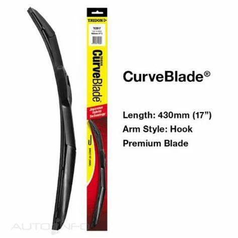 Tridon Curveblade Hook 17" 430mm TCB17 direct fit (hook) WIPER - Image 1 of 1