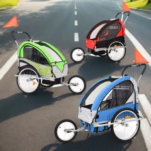 Mosquito Mesh Pet Bike Trailer Foldable 40kg Pet Carrier Bicycle Trailer Outdoor - Picture 1 of 16