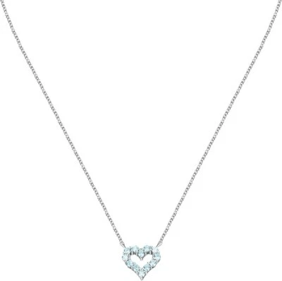 Collana Morellato Donna Acciaio Argento Ciondolo Cuore Zirconi _SAIW180 - Immagine 1 di 4