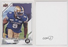 2019 Upper Deck CFL Blank Back Chris Randle #44