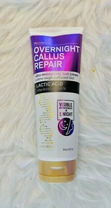 Overnight Callus Repair Rough Foot Cream Lactic Acid w Shea Butter& Almond Oil - Picture 1 of 2