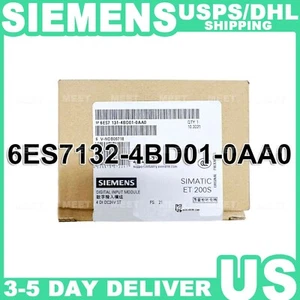 New Siemens 5 ELECTRON MODULES FOR ET200S 6ES7132-4BD01-0AA0 6ES7 132-4BD01-0AA0 - Picture 1 of 6