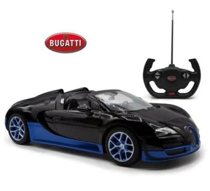 Rastar 1:14 RC Bugatti Veyron Grand Sport Vitesse Car (Black/Blue) - Picture 1 of 3