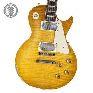2021 Gibson Murphy Lab 1959 Les Paul Standard RI Ultra Heavy Aged Lemon Burst - Picture 1 of 8