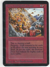MTG: Alpha Edition - Dwarven Demolition Team *Light Play*