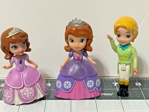 Disney Junior Sofia the First Lot of 3 Figures Prince James Toys - Picture 1 of 8