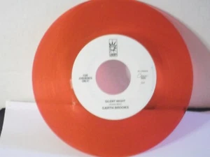 Garth Brooks,Liberty,"Silent Night"US,7"45,PROMO,For Jukeboxes Only,RED VINYL,M - Picture 1 of 3
