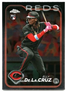 2024 Topps Chrome Elly De La Cruz #44 RC Cincinnati Reds - Foto 1 di 2